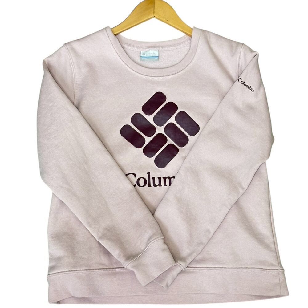Columbia Women's Trek Mineral Pink Stacked Gem Graphic Crew Size Medium - Picture 9 of 11